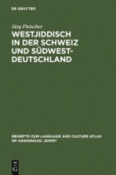 book Westjiddisch in der Schweiz und Südwestdeutschland