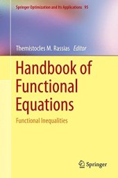 book Handbook of Functional Equations: Functional Inequalities