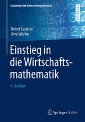 book Einstieg in die Wirtschaftsmathematik