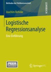 book Logistische Regressionsanalyse: Eine Einführung