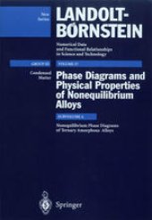 book Nonequilibrium Phase Diagrams of Ternary Amorphous Alloys