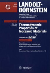 book Binary Systems. Part 4: Binary Systems from Mn-Mo to Y-Zr: Phase Diagrams, Phase Transition Data, Integral and Partial Quantities of Alloys