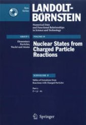 book Tables of Excitations from Reactions with Charged Particles. Part 2: Z = 37 - 62
