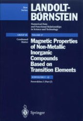 book Perovskites I (Part b)