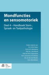 book Mondfuncties en sensomotoriek: Handboek Stem–, Spraak– en Taalpathologie 4