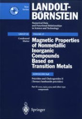 book Pnictides and Chalcogenides II (Ternary Lanthanide Pnictides). Part b: 1:2:2, 1:4:12, 3:3:4 and Other Type Compounds