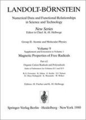 book Organic Cation Radicals and Polyradicals. Index of Substances for Volumes II/1 and II/9