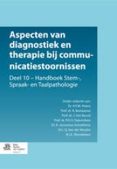 book Aspecten van diagnostiek en therapie bij communicatiestoornissen: Handboek Stem–, Spraak– en Taalpathologie 10