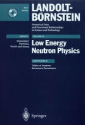 book Tables of Neutron Resonance Parameters