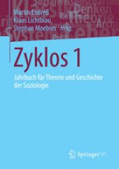 book Zyklos 1: Jahrbuch für Theorie und Geschichte der Soziologie