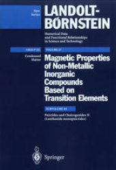 book Pnictides and Chalcogenides II (Lanthanide Monopnictides)