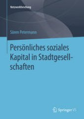 book Persönliches soziales Kapital in Stadtgesellschaften