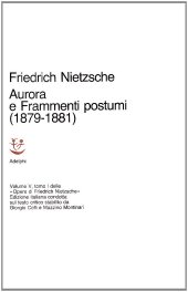 book Aurora e Frammenti postumi (1879-1881)