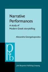 book Narrative Performances: A Study of Modern Greek Storytelling