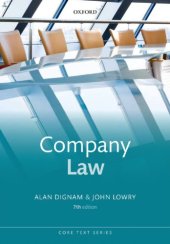 book Company Law Butterworths core text series Core Texts Series