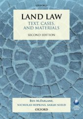 book Land Law: Text, Cases, and Materials