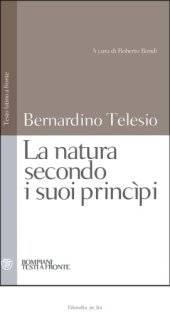 book La natura secondo i suoi princìpi