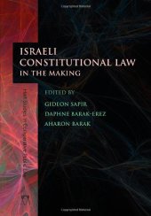 book Israeli Constitutional Law in the Making