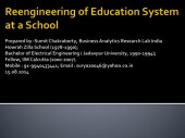 book Reengineering of Education System at a School