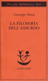 book La filosofia dell'assurdo