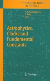 book Astrophysics, clocks and fundamental constants