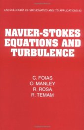 book Navier-Stokes equations and turbulence