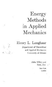 book Energy methods in applied mechanics