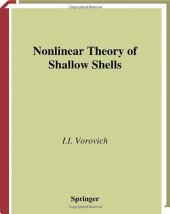 book Nonlinear Theory of Shallow Shells