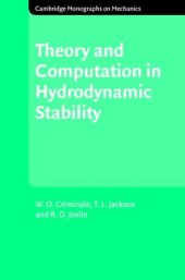 book Theory and Computation of Hydrodynamic Stability