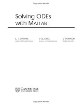 book Solving ODEs with MATLAB. Shampine Gladwell Thompson