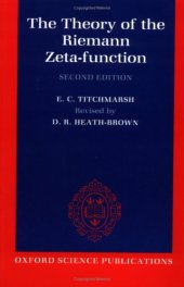 book The Theory Of The Riemann Zeta-Function