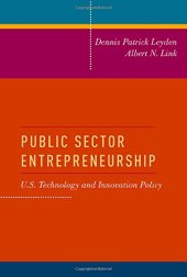 book Public Sector Entrepreneurship: U.S. Technology and Innovation Policy