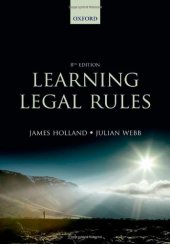 book Learning Legal Rules