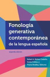 book Fonología generativa contemporánea de la lengua española