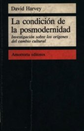 book La condición de la posmodernidad, Investigación sobre los orígenes del campo cultural