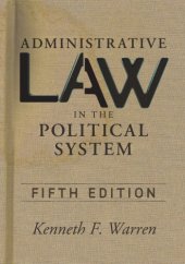 book Administrative Law in the Political System