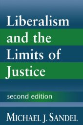 book Liberalism and the Limits of Justice