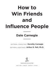 book How to Win Friends and Influence People