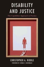 book Disability and Justice: The Capabilities Approach in Practice