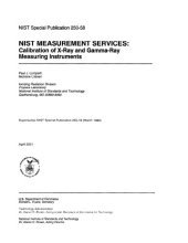 book NIST Measurement Services: Calibration of X-Ray and Gamma-Ray Measuring Instruments