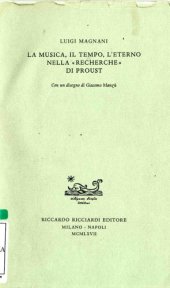 book La musica, il tempo, l'eterno nella Recherche di Proust