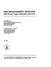 book NBS MEASUREMENT SERVICES: NBS Phase Angle Calibration Services