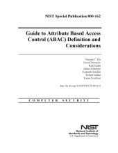 book Guide to Attribute Based Access Control (ABAC) Definition and Considerations