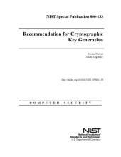 book Recommendation for Cryptographic Key Generation