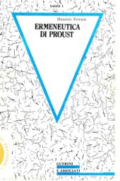 book Ermeneutica di Proust