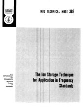 book The Ion Storage Technique for Application in Frequency Standards