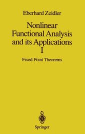 book Nonlinear Functional Analysis and its Applications: I: Fixed-Point Theorems