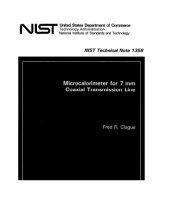 book Microcalorimeter for 7 mm Coaxial Transmission Line