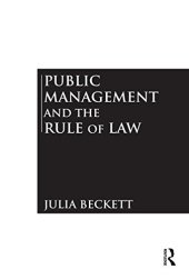 book Public Management and the Rule of Law