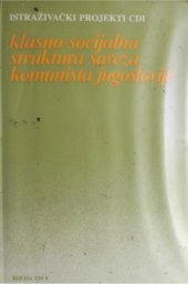 book Klasno-socijalna struktura Saveza komunista Jugoslavije